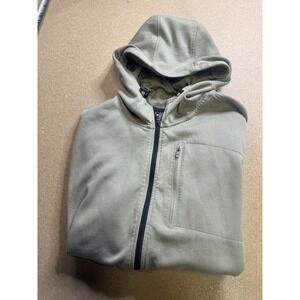 Mens VRST ‎ Gray Full Zip Hooded Jacket Athletic Performance Activewear $89